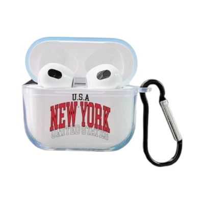 AirPods New York Szilikon Tok - AirPods 1/2