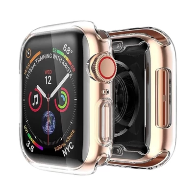 Apple Watch SafeCase Átlátszó Szilikon Tok