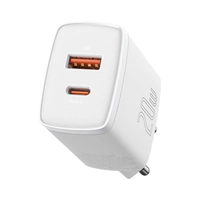 Baseus 2in1 gyorstöltő - USB-A, USB-C, 20W