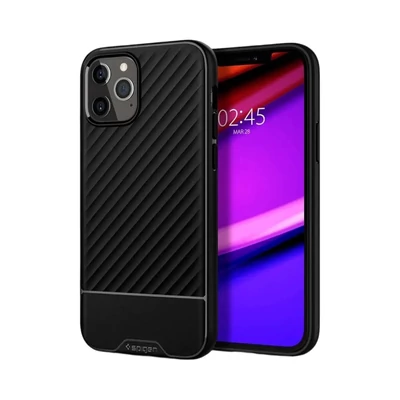 Spigen Core Armor Fekete Ütésálló Szilikon Tok - iPhone 13/14