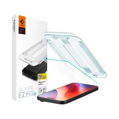 2db Spigen EZ Fit Edzett Üvegfólia - iPhone 12/12Pro