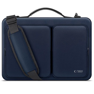 Laptop táska, 15 - 16" készülékhez, vállpánttal, TP Defender Bag, sötétkék