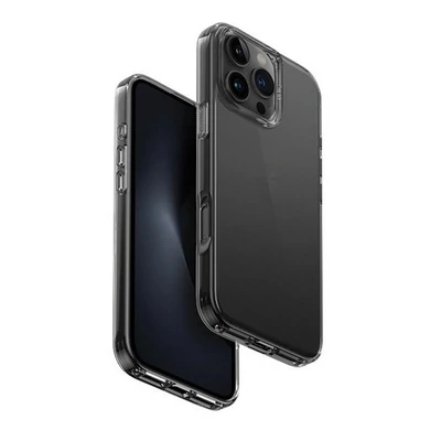 Uniq Air Fender Apple iPhone 16 Pro Max szilikon tok, szürke/átlátszó