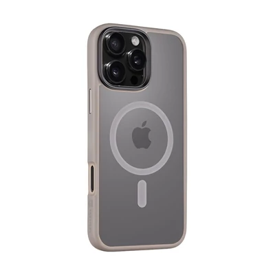Tactical MagForce Hyperstealth Apple iPhone 16 Pro Max MagSafe hátlap tok, áttetsző/világosszürke