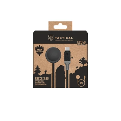 Tactical Recce 3:20 Apple Watch töltőkábel, fekete/szürke