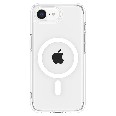 Spigen Ultra Hybrid MagFit Apple iPhone 16e MagSafe tok, Clear White, átlátszó-fehér