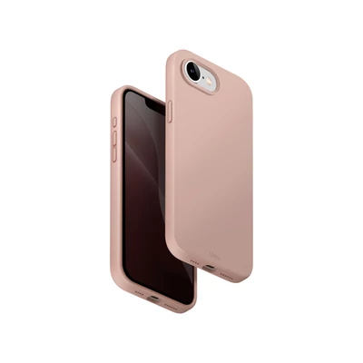 Uniq Lino Apple iPhone 16e Magsafe szilikon tok, rózsaszín
