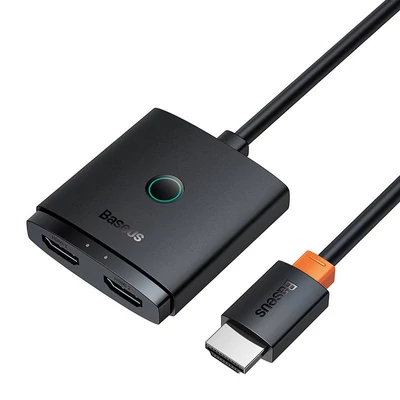 Baseus Cluster HDMI elosztó, 1 m kábellel, fekete