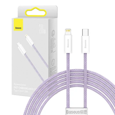 Baseus Dynamic Series USB-C - Lightning Kábel, 20W, 2m, lila