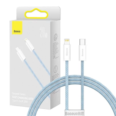 Baseus Dynamic Series USB-C-Lightning kábel, 20 W, 1 m, kék