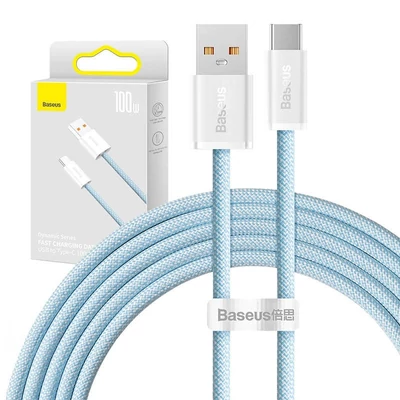 Baseus Dynamic Series USB-USB-C kábel, 100W, 2m, kék