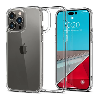 Spigen Ultra Hybrid Apple iPhone 14 Pro Max tok, Crystal Clear, átlátszó