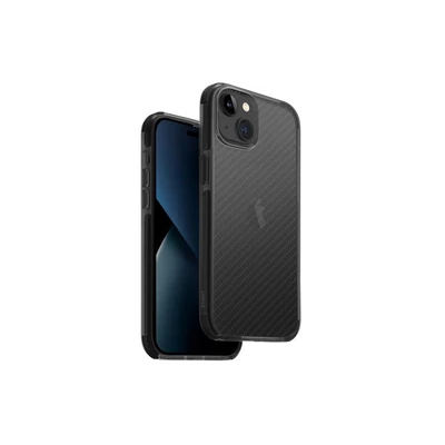 Uniq Combat Aramid Apple iPhone 14 Plus, szilikon tok, fekete