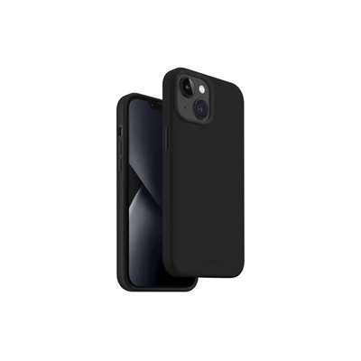 Uniq Lino Apple iPhone 14 Plus, szilikon tok, fekete