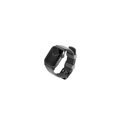 Uniq Linus Airosoft Apple Watch 42/44/45/49mm szilikon szíj, szürke
