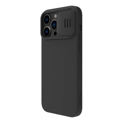 Nillkin CamShield Silky Apple iPhone 14 Pro műanyag hátlap tok, fekete