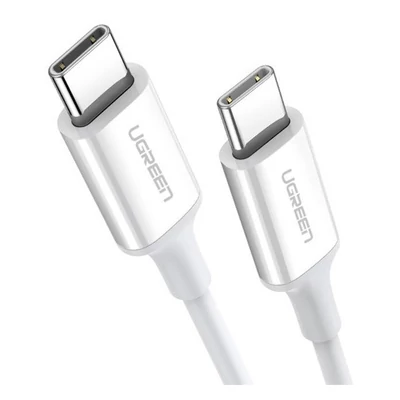 Ugreen US264 USB-C / USB-C gyorstöltő- és adatkábel, 60W, 2m, fehér