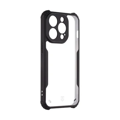 Tactical Quantum Stealth Apple iPhone 15 Pro tok, fekete/átlátszó