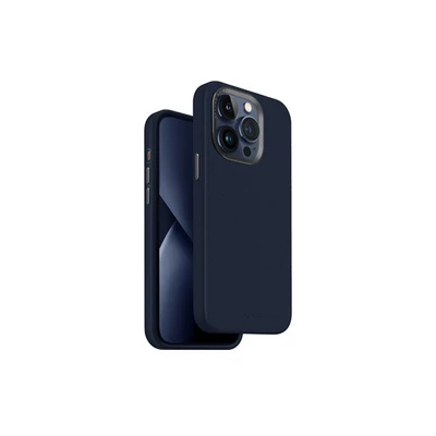 Uniq Lyden Apple iPhone 15 Pro Magsafe Bőr tok, kék