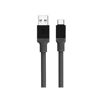 Tactical Fat Man USB / USB-C töltő- és adatkábel, 1m, szürke