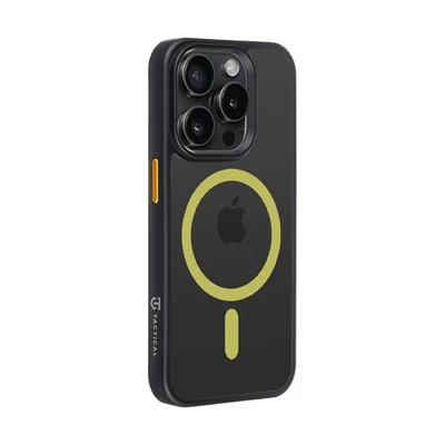 Tactical MagForce Hyperstealth 2.0 Apple iPhone 15 Pro tok, fekete/sárga