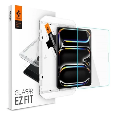 Spigen Glas. tR EZ Fit iPad Pro 11" (2024) tempered glass kijelzővédő fólia felhelyező kerettel