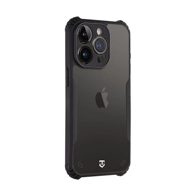 Tactical Quantum Stealth Apple iPhone 14 Pro hátlap tok, átlátszó/fekete
