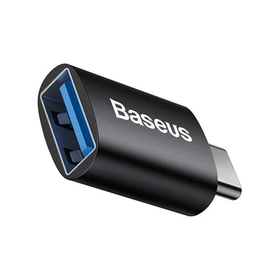 Baseus Ingenuity USB-C-USB-A OTG adapter, fekete