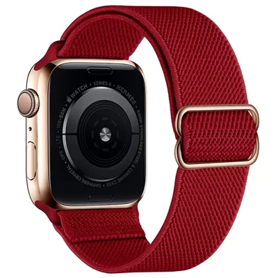 XPRO™ Apple Watch szövet körpánt Piros Apple Watch 42mm (S1-S3) / 44mm / 45mm / 46mm / 49mm készülékhez