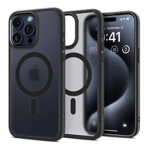Spigen Ultra Hybrid MagFit Apple iPhone 16 Pro tok, Frost MagSafe, fekete