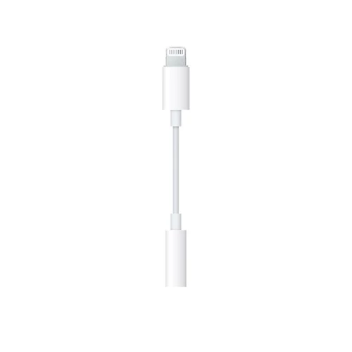 Apple Lightning-adapter 3,5 mm-es fejhallgató jack csatlakozóhoz, MMX62BZ/A, fehér
